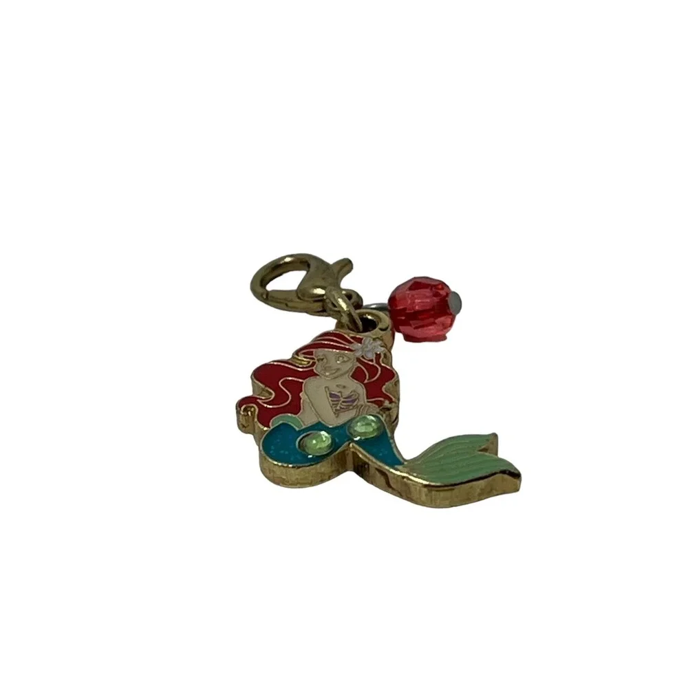 Little‎ Mermaid Ariel Charm Silver Tone Enamel